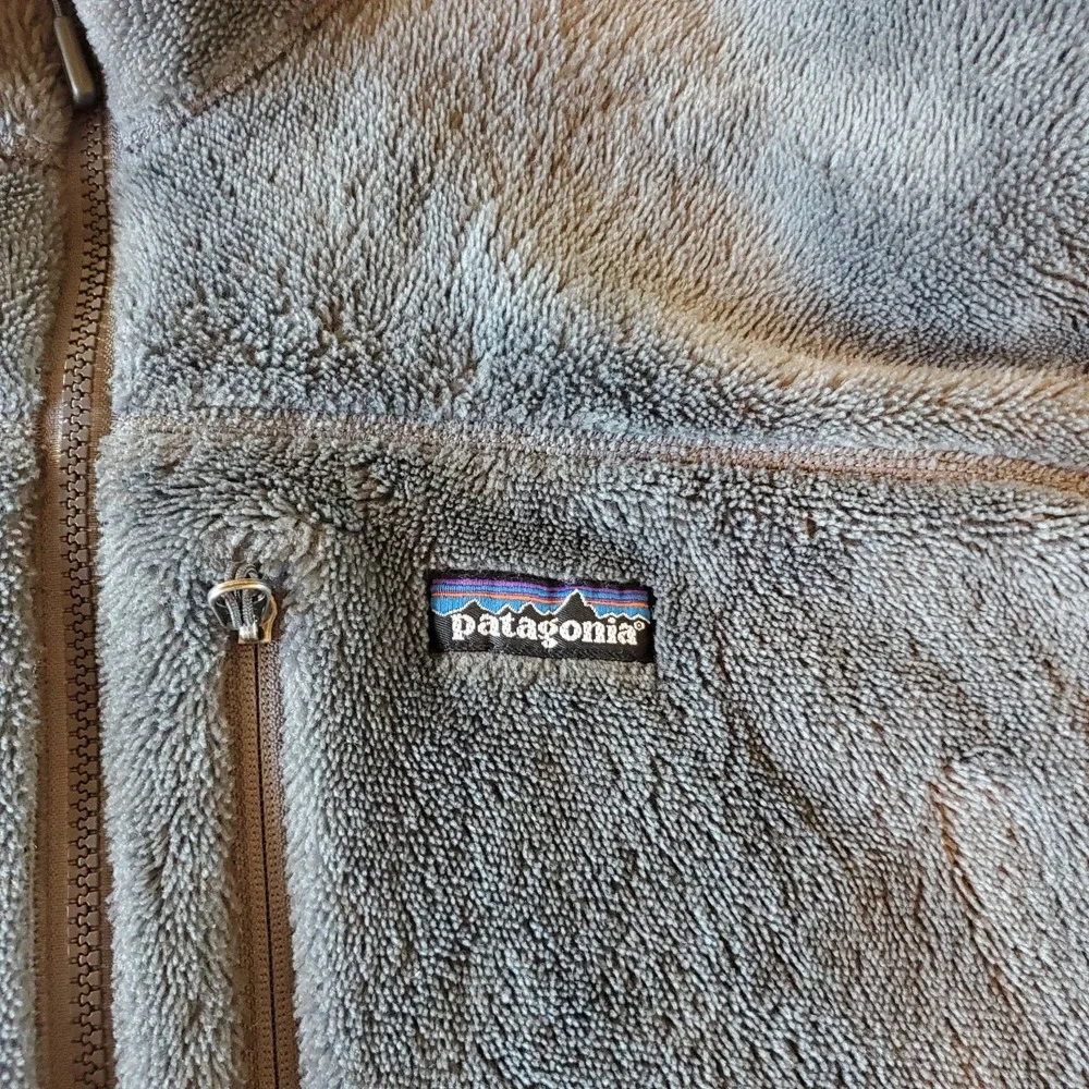 Patagonia R4 Regulator‎ Polartec Pile Fleece Zip Jacket Gray Mens XL Full Zip